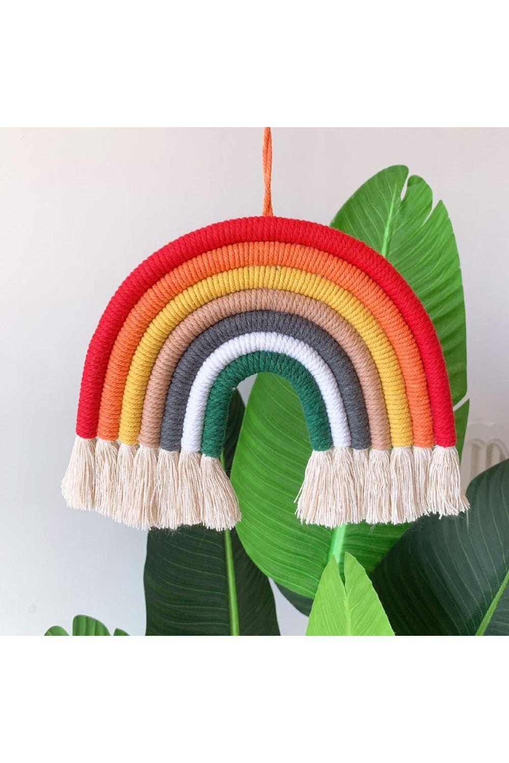 Rainbow Nursery Wall Knit Decor