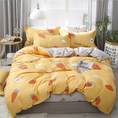 Kawaii Strawberry Bedding Set