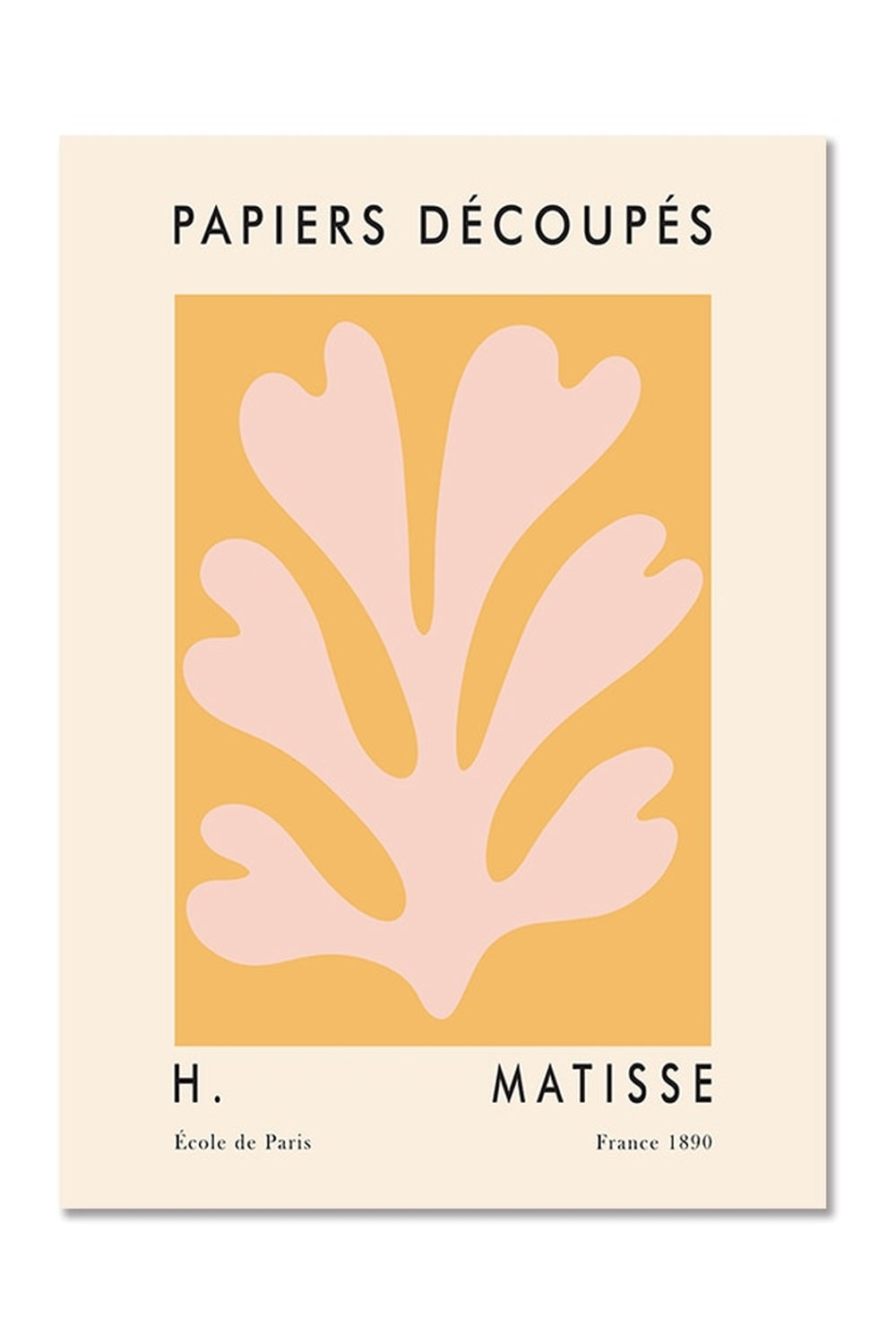 Matisse Inspired Canvas Poster