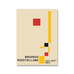 Bauhaus Decor Canvas Poster