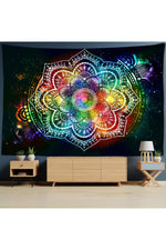 Colorful Mandala Tapestry Design