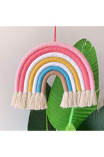 Rainbow Nursery Wall Knit Decor