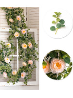 Cottagecore Artificial Peony Plants Garland