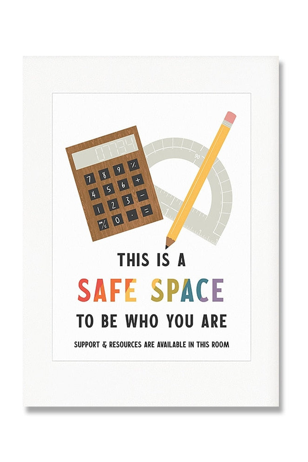 Safe Space Motivational Poster