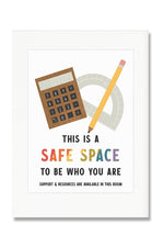 Safe Space Motivational Poster