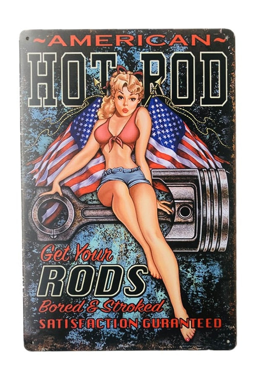 Car Service Girl Vintage Posters