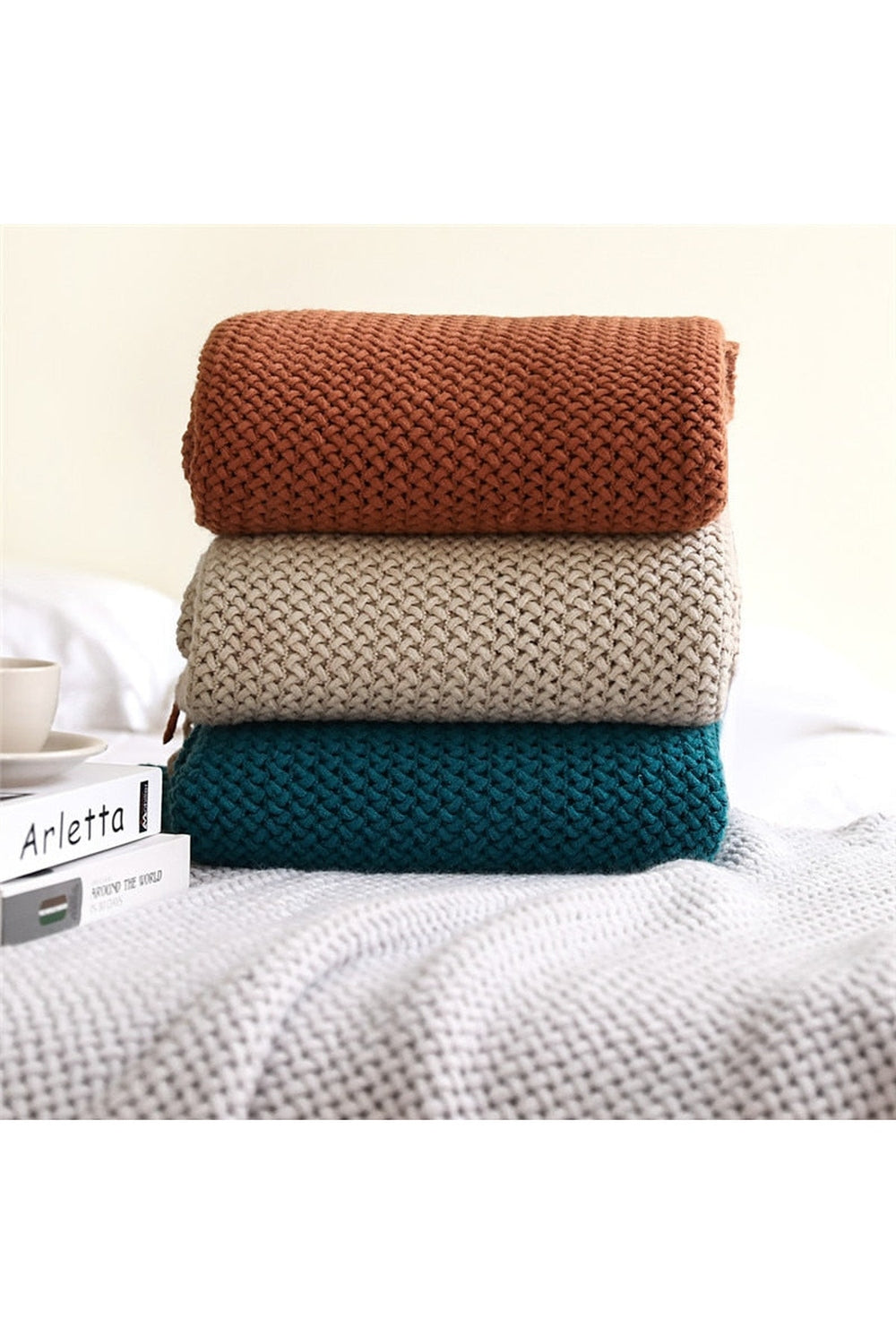 Fall Decor Dark Academia Throw Blanket