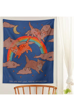 Sky Cat Dreamy Tapestry