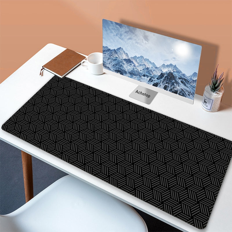 Black White Art Mousepad Deskmat