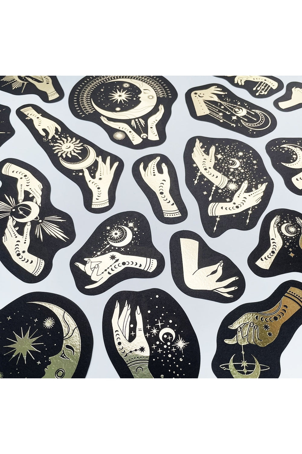 Constellation Girl Gold Stickers