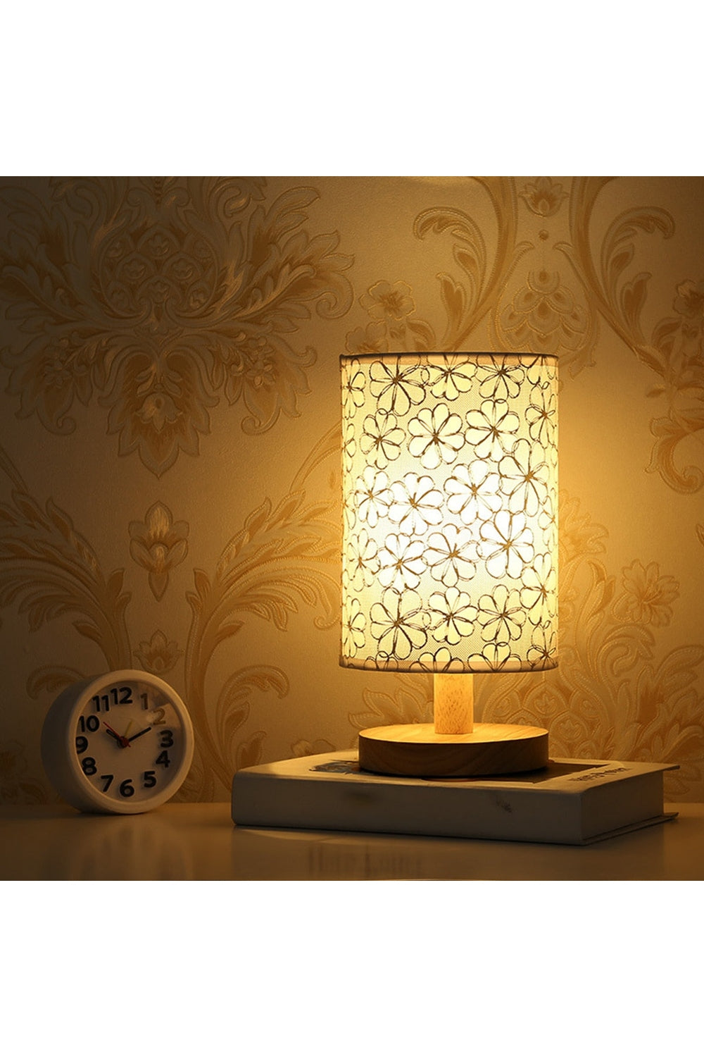 Light Academia Linen Table Lamp