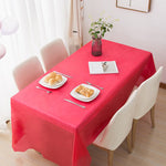 Pastel Colors Plastic Dining Tablecloth