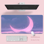 Cute Moon Gamer Mat