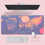 Cute Moon Gamer Mat