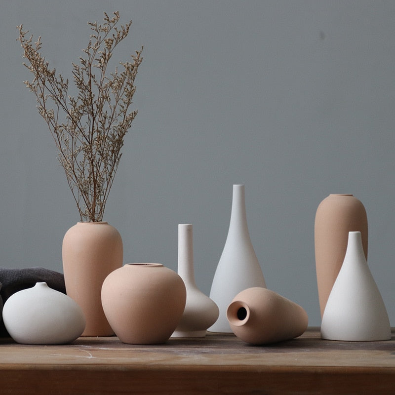 Aesthetic Simple Ceramic Vases