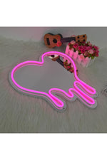 Heart Shaped Neon Vanity Mirror