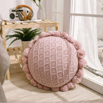 Pompom Round Pillow