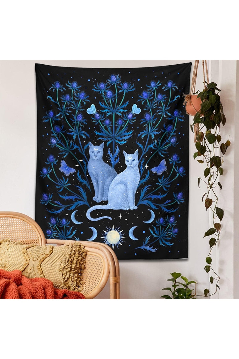 Mystical Cats Tapestry