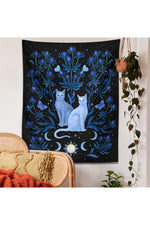 Mystical Cats Tapestry