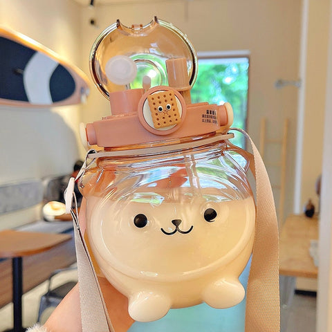Pastel Kawaii Chubby Water Bottle