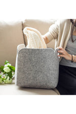 Felt Fabric Home Storage Basket