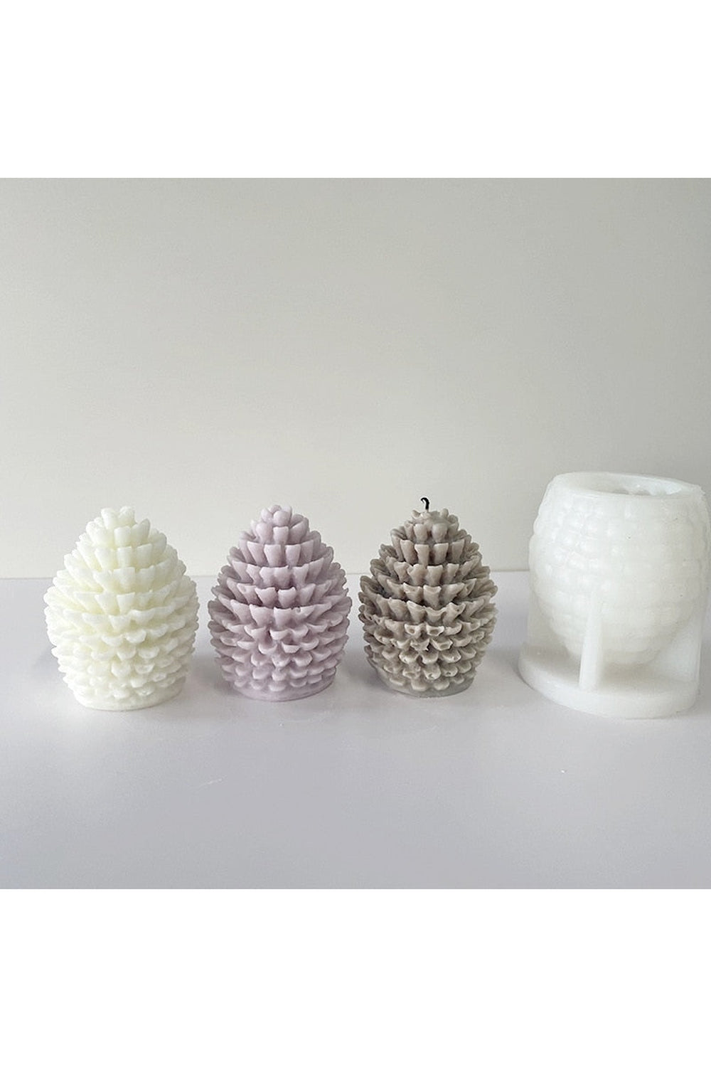 Pine Cone Christmas Candle Mold