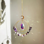 Aesthetic Wind Moon Crystal Dreamcatcher