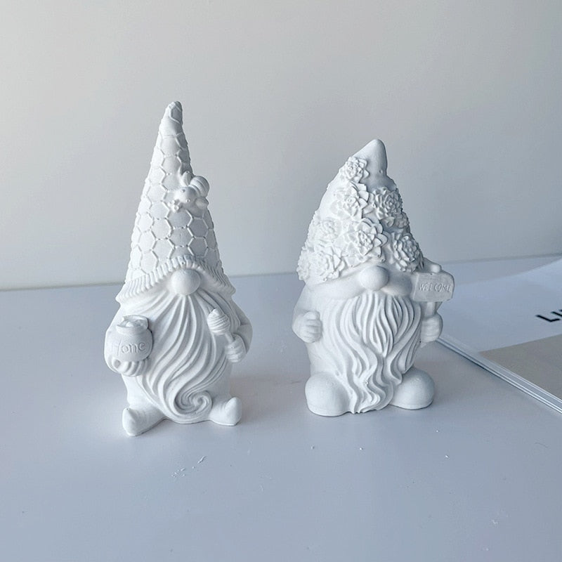 Santa Claus Themed Candle Mold