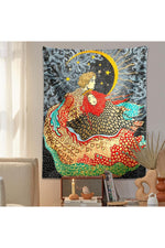 Mermaid Fantasy Psychedelic Tapestry