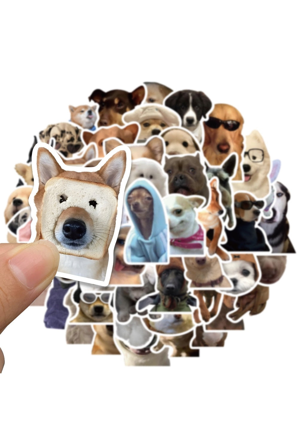 Dog Cat Meme Funny Stickers 10/30/50/100pcs