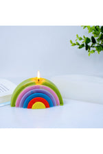 Rainbow Geometric Candle Mold