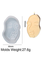 Nordic Face Shaped Candle Mold