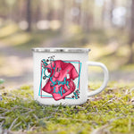 Nurse Life Themed Enamel Mug