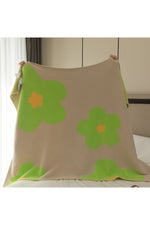 Floral Design Sofa Blanket