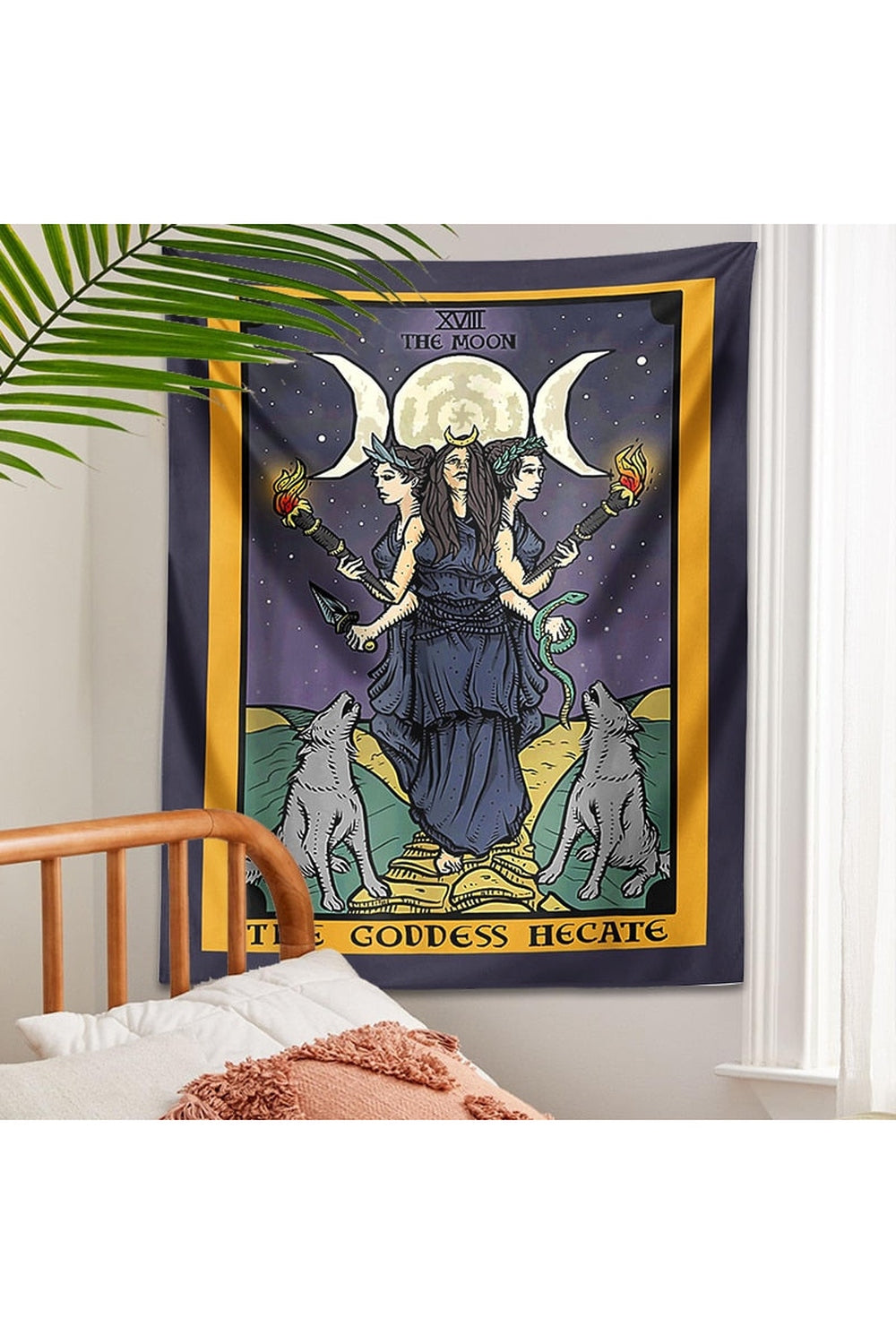 Moon Priest Tarot Wall Tapestry