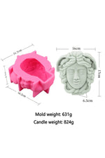 Medusa Head Candle Mold