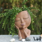 Cute Lady Face Planter