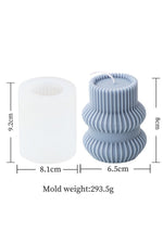 Knot Stripe Pattern Candle Mold