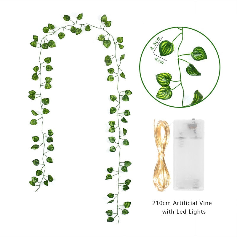 Ivy LED Light Garland Decor