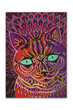 Louis Wain Cats Psychedelic Poster