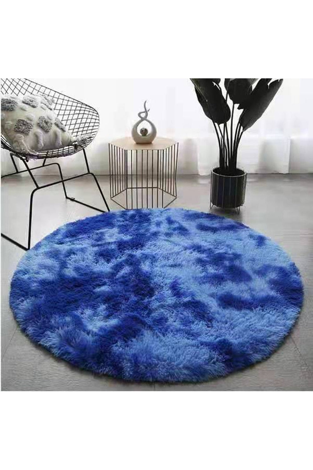 Soft Fluffy Round Rug