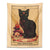 Witch Magician Cat Tapestry