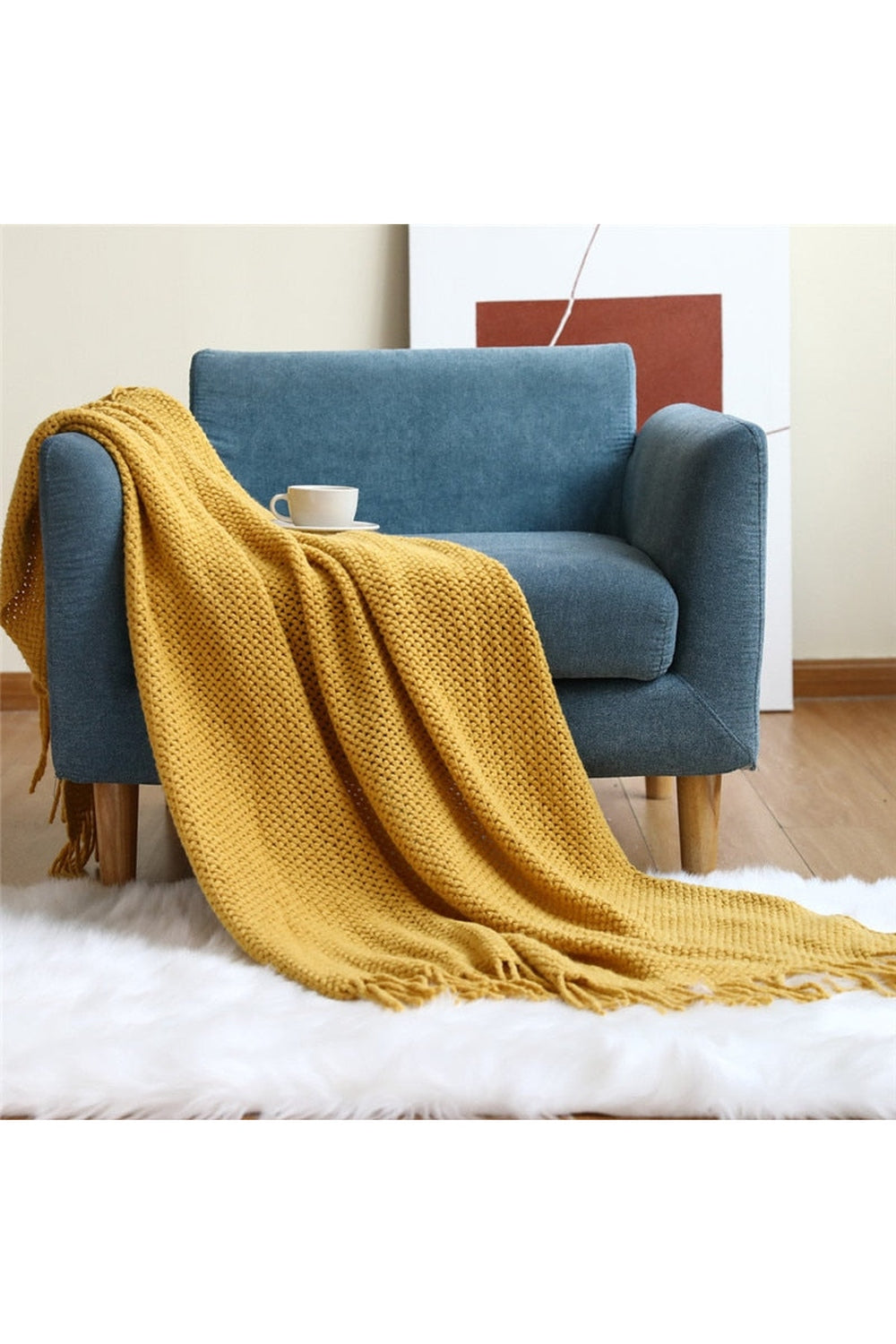 Fall Decor Dark Academia Throw Blanket