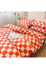 Soft Checkerboard Bedding Collection