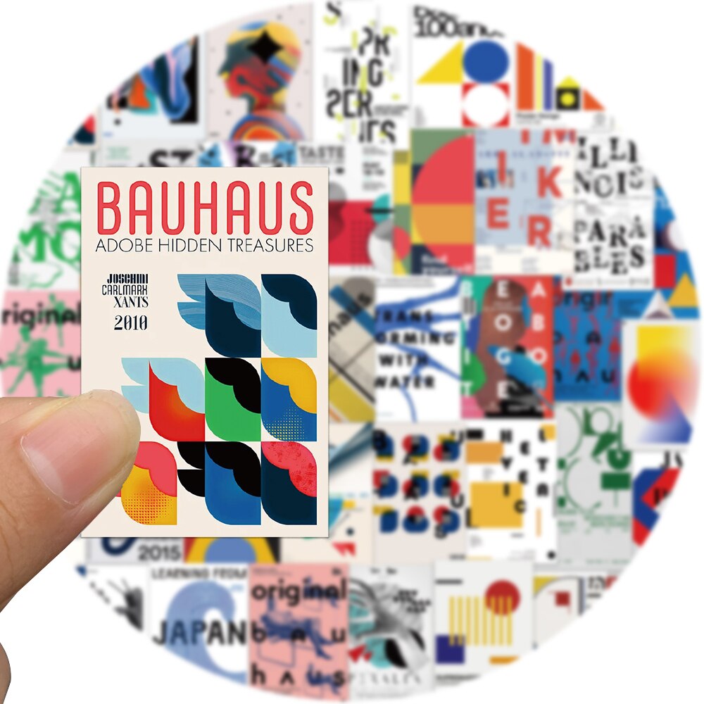 10/25/40PCS Bauhaus Art Graffiti Stickers