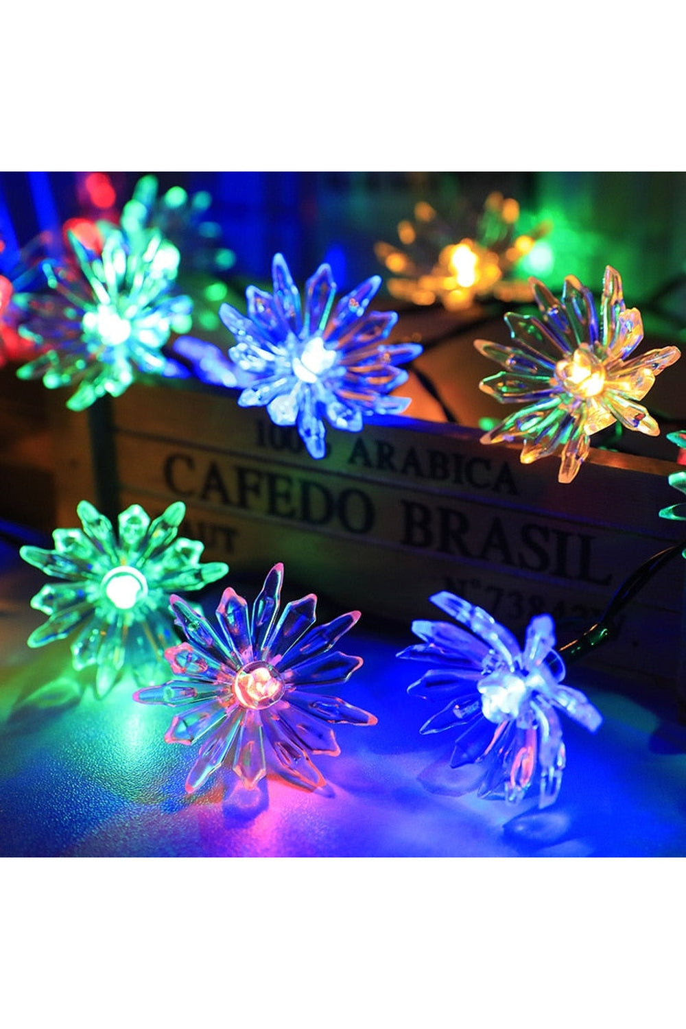 Enchanting Solar Blossom String Lights