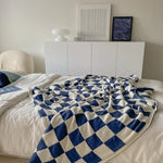 Nordic Waxy Checkered Throw