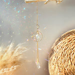 Aesthetic Wind Moon Crystal Dreamcatcher