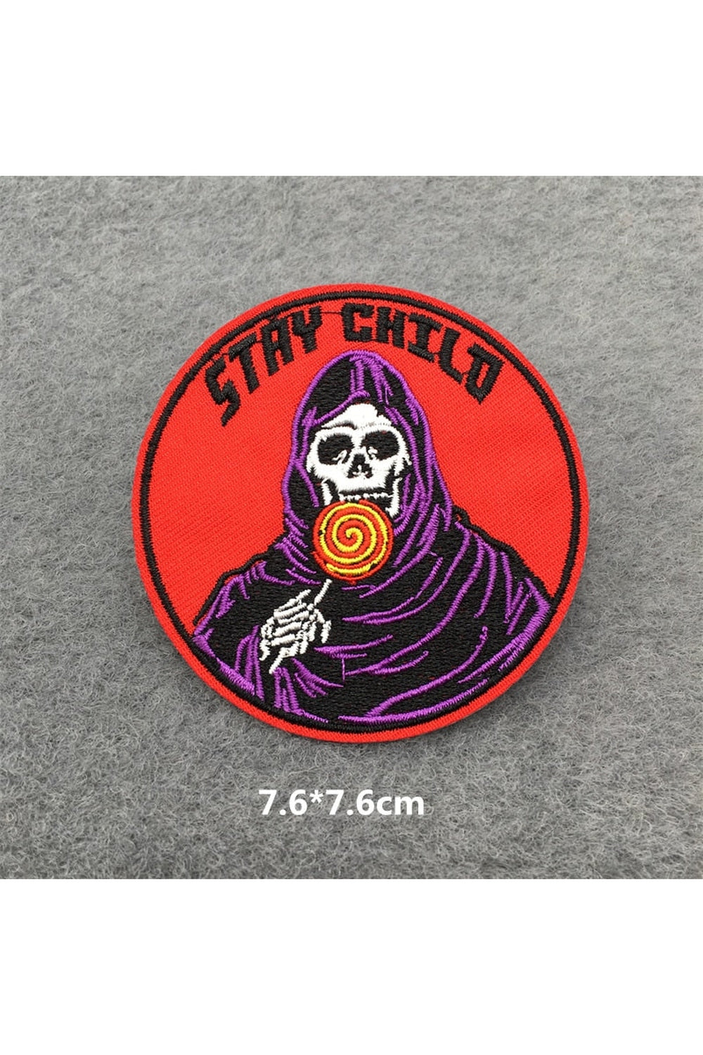 Edgy Punk Embroidered Patch Set