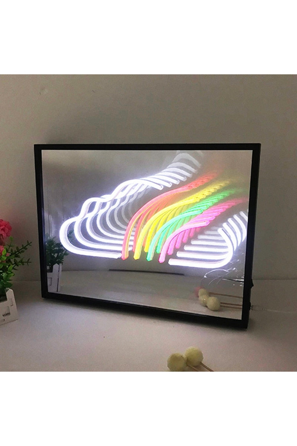 Rainbow Cloud Vanity Mirror